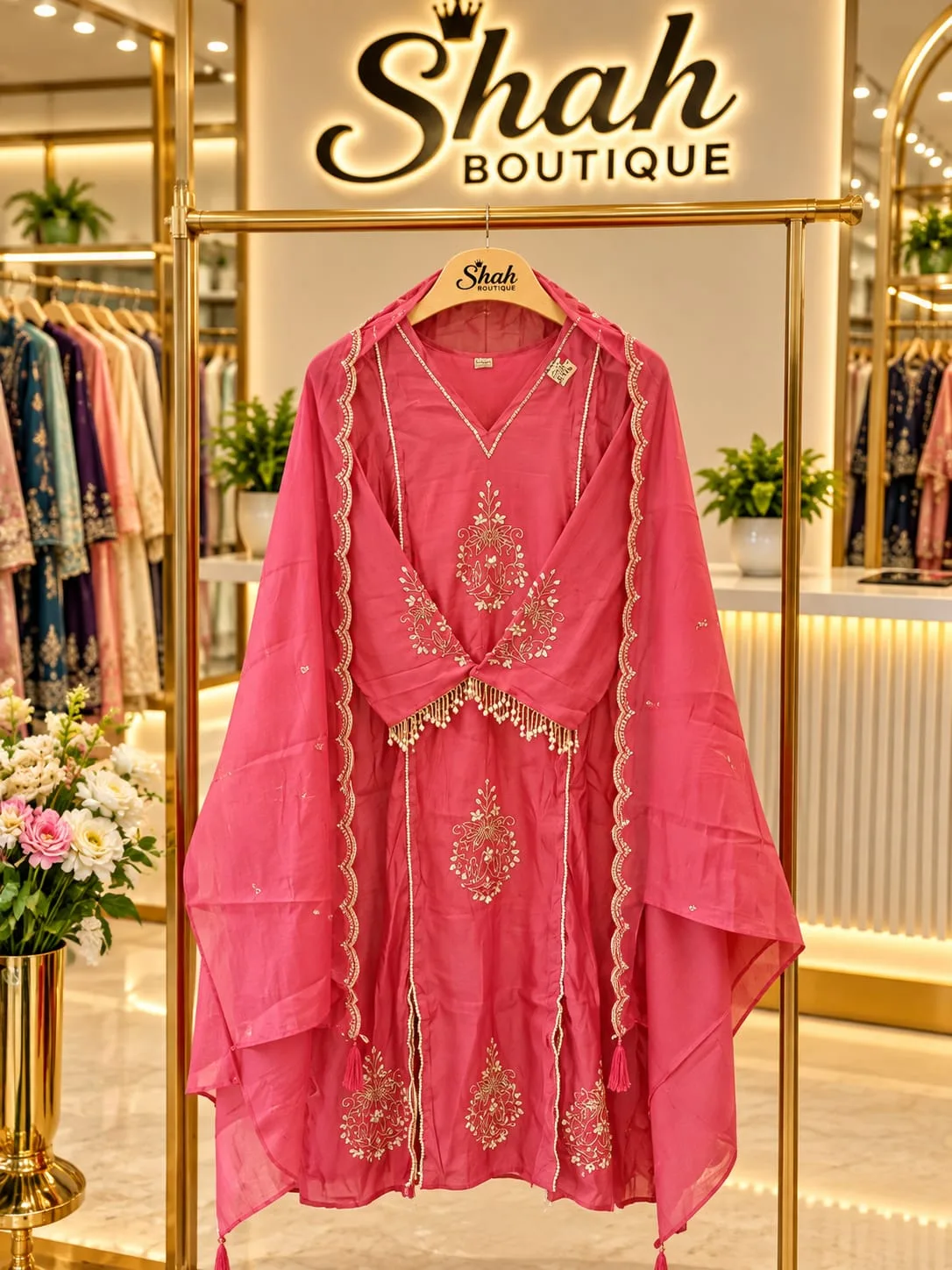 Rosewood Embroidered Kurti